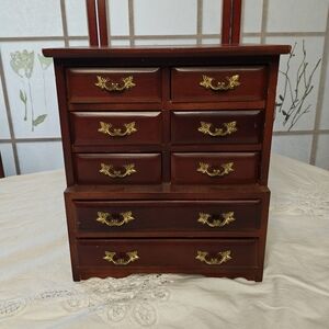 Chippendale Music Box Mini Chest of Drawers by Royal Sealy
